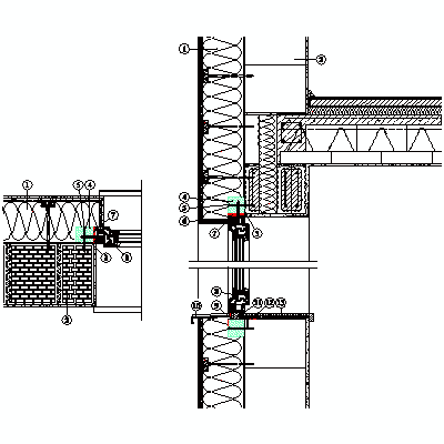 NOVOSTAVBA - ZDĚNÁ KONSTRUKCE - PŘEDSAZENÁ MONTÁŽ_CAD detail NOVOSTAVBA - ZDĚNÁ KONSTRUKCE - PŘEDSAZENÁ MONTÁŽ