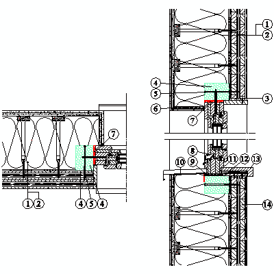 NOVOSTAVBA - DŘEVOSTAVBA Z CLT PANELŮ - PŘEDSAZENÁ MONTÁŽ_CAD detail NOVOSTAVBA - DŘEVOSTAVBA Z CLT PANELŮ - PŘEDSAZENÁ MONTÁŽ